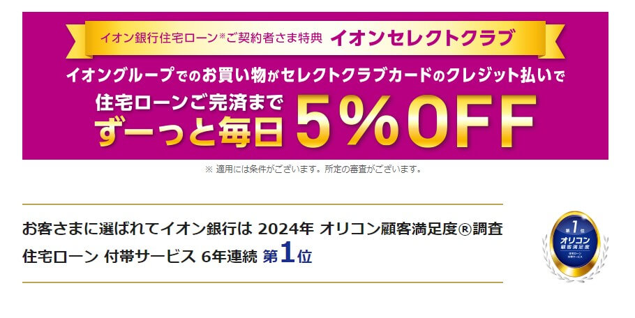 イオン銀行の住宅ローン