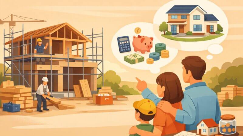 フラット35のつなぎ融資とは？手数料・金利の比較と費用の計算方法