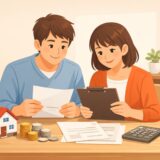 住宅ローンの保証料について検討する夫婦のイメージ